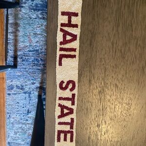 Hail State beaded purse strap
